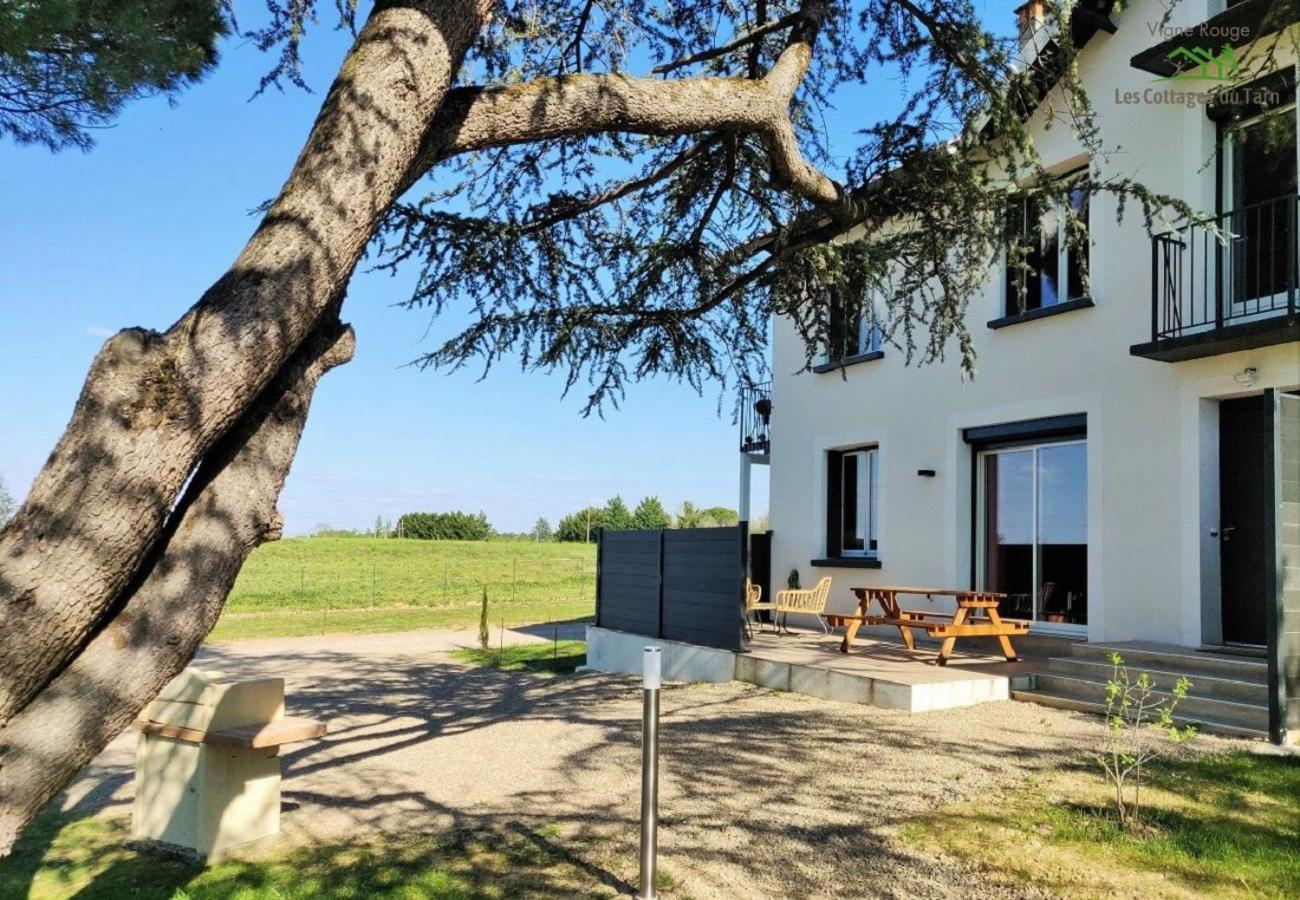 Le Cottage Nature Vigne Rouge Sauna Gaillac Entre Albi-Toulouse & Les Cottages Du Tarn Brens  エクステリア 写真